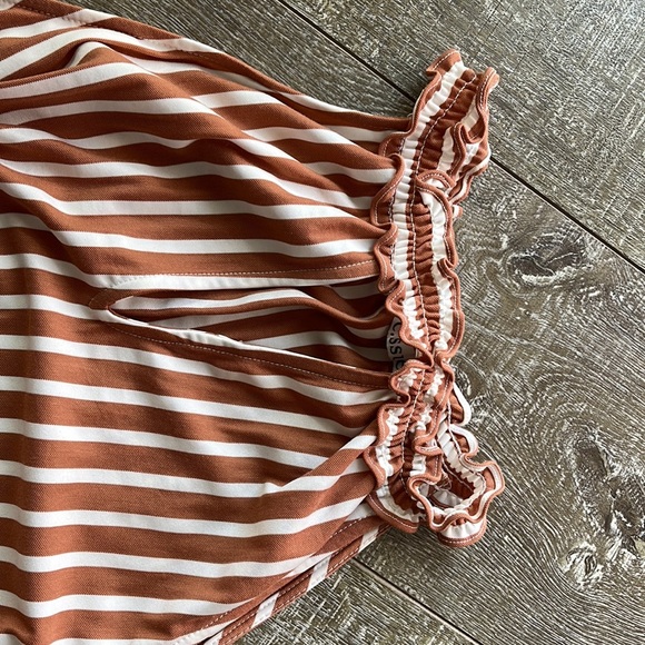 Vertical stripped crop top - Picture 4 of 4